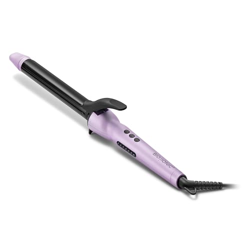 Bio Ionic Long Barrel Styler, Curling Iron with Moisture Heat Technology & NanoIonic MX, Versatile Curling Wand with Adjustable Heat Settings, Hair Curler with Extended Barrel