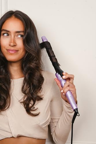 Bio Ionic Long Barrel Styler, Curling Iron with Moisture Heat Technology & NanoIonic MX, Versatile Curling Wand with Adjustable Heat Settings, Hair Curler with Extended Barrel