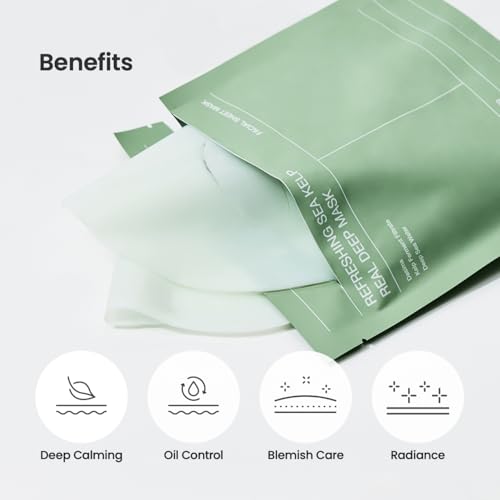 BIODANCE Bio-Collagen Real Deep Mask, Hydrating Overnight Hydrogel Mask, Pore Minimizing, Elasticity Improvement, 34g x4ea