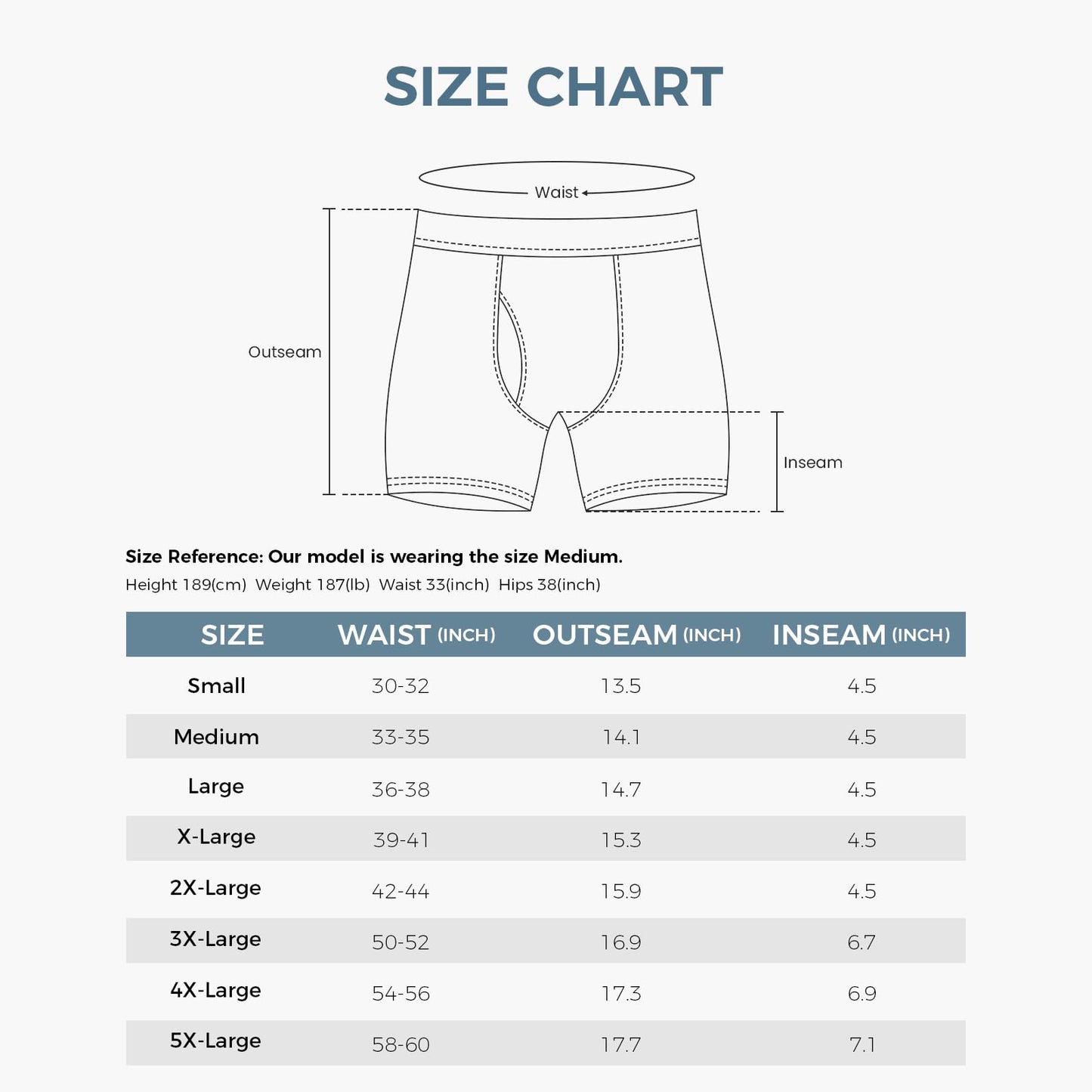 Natural Feelings Boxer Briefs Mens Underwear Men Pack Soft Cotton Open Fly Underwear