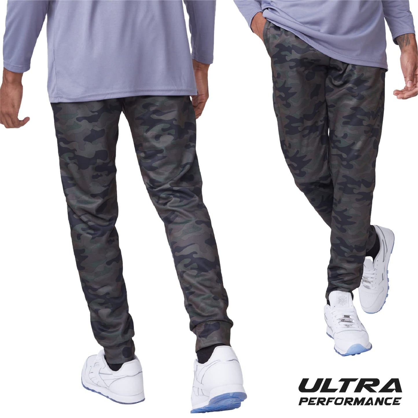 Ultra Performance 3 Pack Mens Joggers Mens Athletic Sweatpants with Pockets for Men, Small - 3X