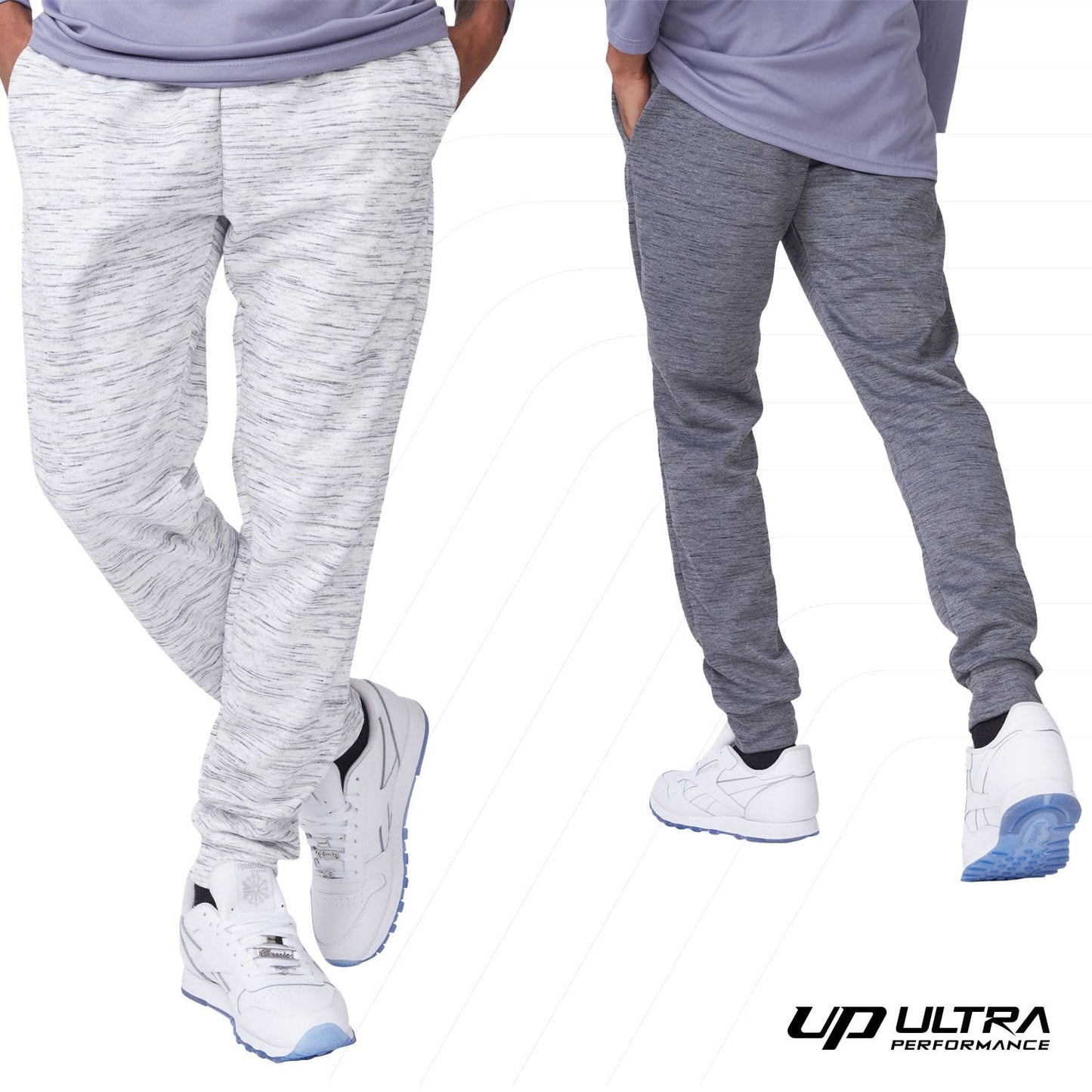 Ultra Performance 3 Pack Mens Joggers Mens Athletic Sweatpants with Pockets for Men, Small - 3X