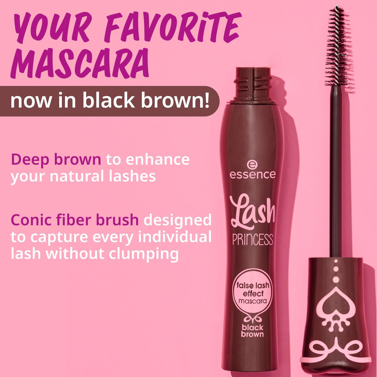 essence | Lash Princess False Lash Effect Mascara | Volumizing & Lengthening | Cruelty Free & Paraben Free