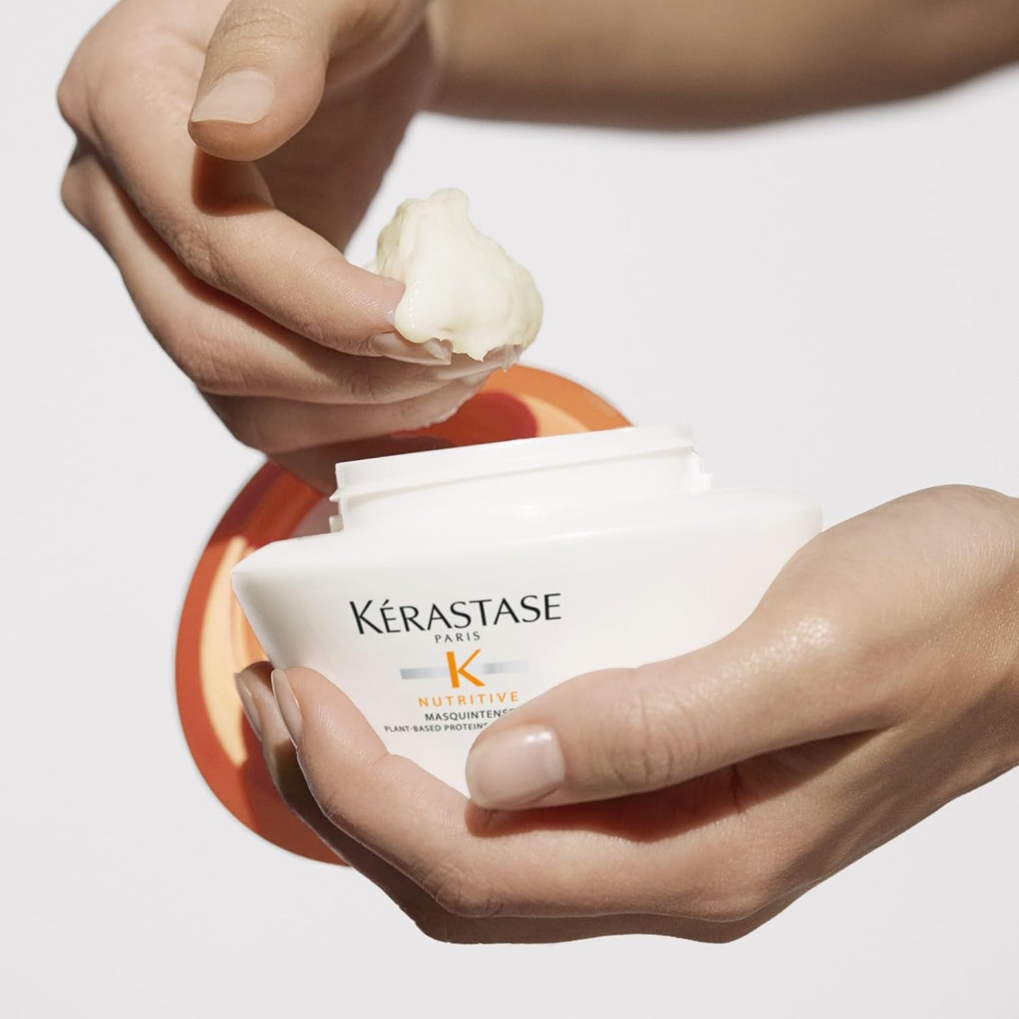 KERASTASE Nutritive Masquintense Hair Mask | Deeply Nourishes & Conditions | With Plant-Based Proteins & Niacinamide | For Fine to Medium Dry Hair | 6.8 Fl Oz