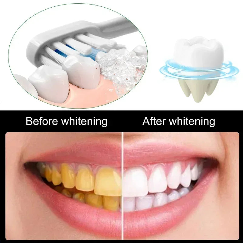 Bamboo charcoal deep tooth whitening toothpaste cleaning yellow teeth stains Tartar removes mouth odor bright white oral care