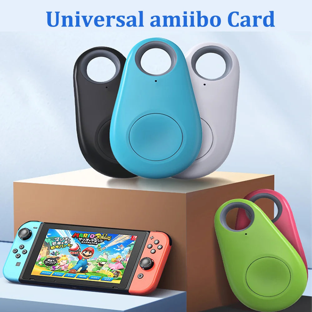 For Amiibo Universal Amiibolink Bluetooth Keychain 52 Games NFC Card Zelda Jet Bros for Nintendo Switch Console Game Accessories