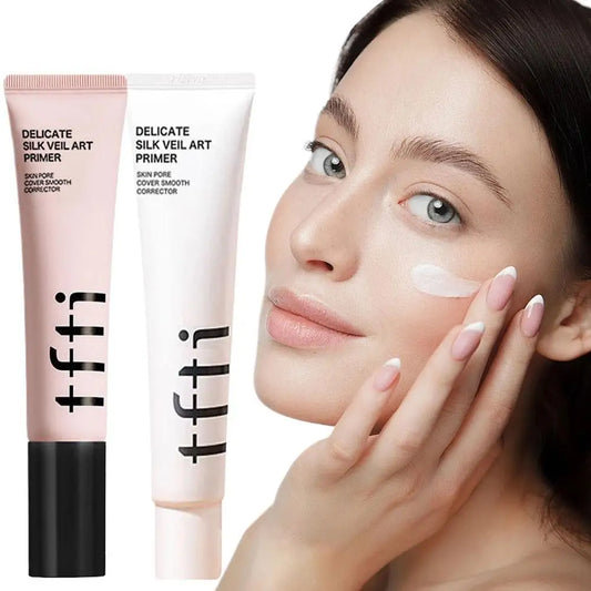 Korea TFIT Facial Makeup Foundation Cream Primer Pore Cover Brightening And Smoothing Dark Circles Correction Foundation 36/100g