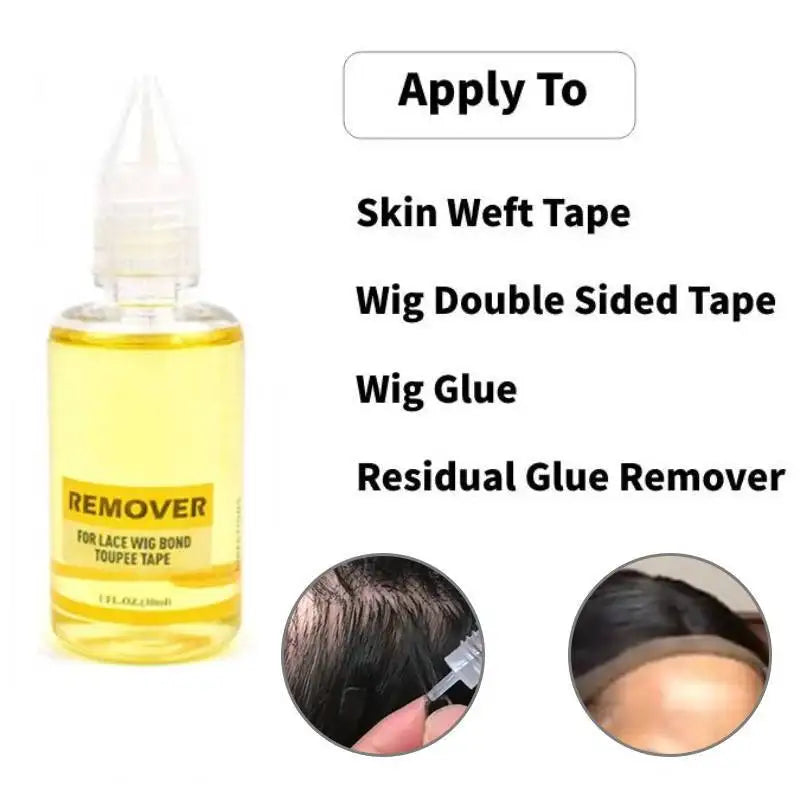 30ml Front Lace Wig Glue Waterproof Extra Hold Hair Glue Remover Weave Glue Adhesive Glue Wig Install Kit