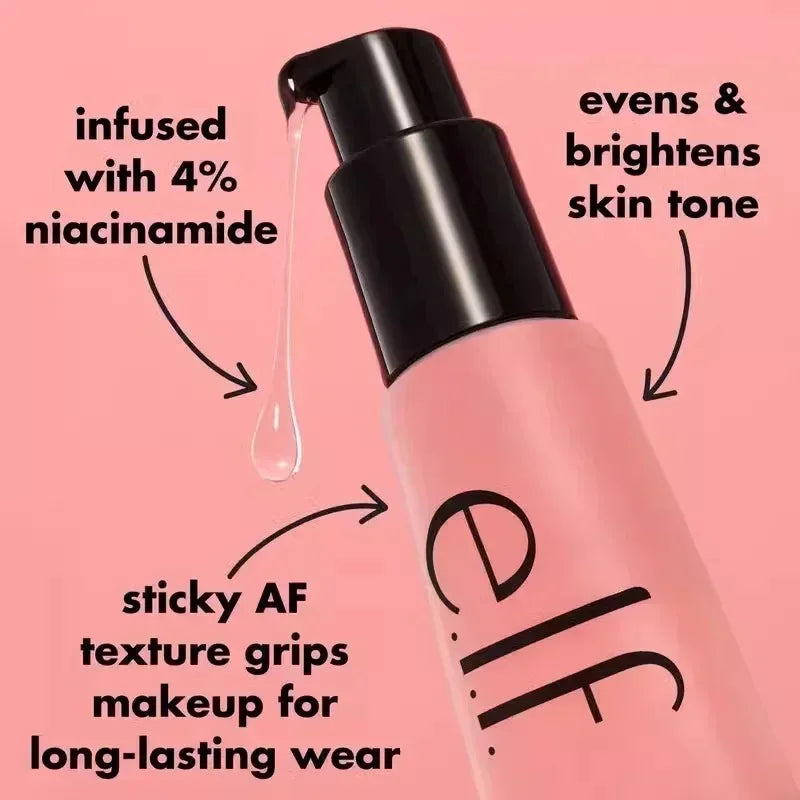 Power Grip Primer Gel 4% Niacinamide Brightening Hyaluronic Acid Hydrating Long-lasting Moisturizing Wear Makeup Cosmetics