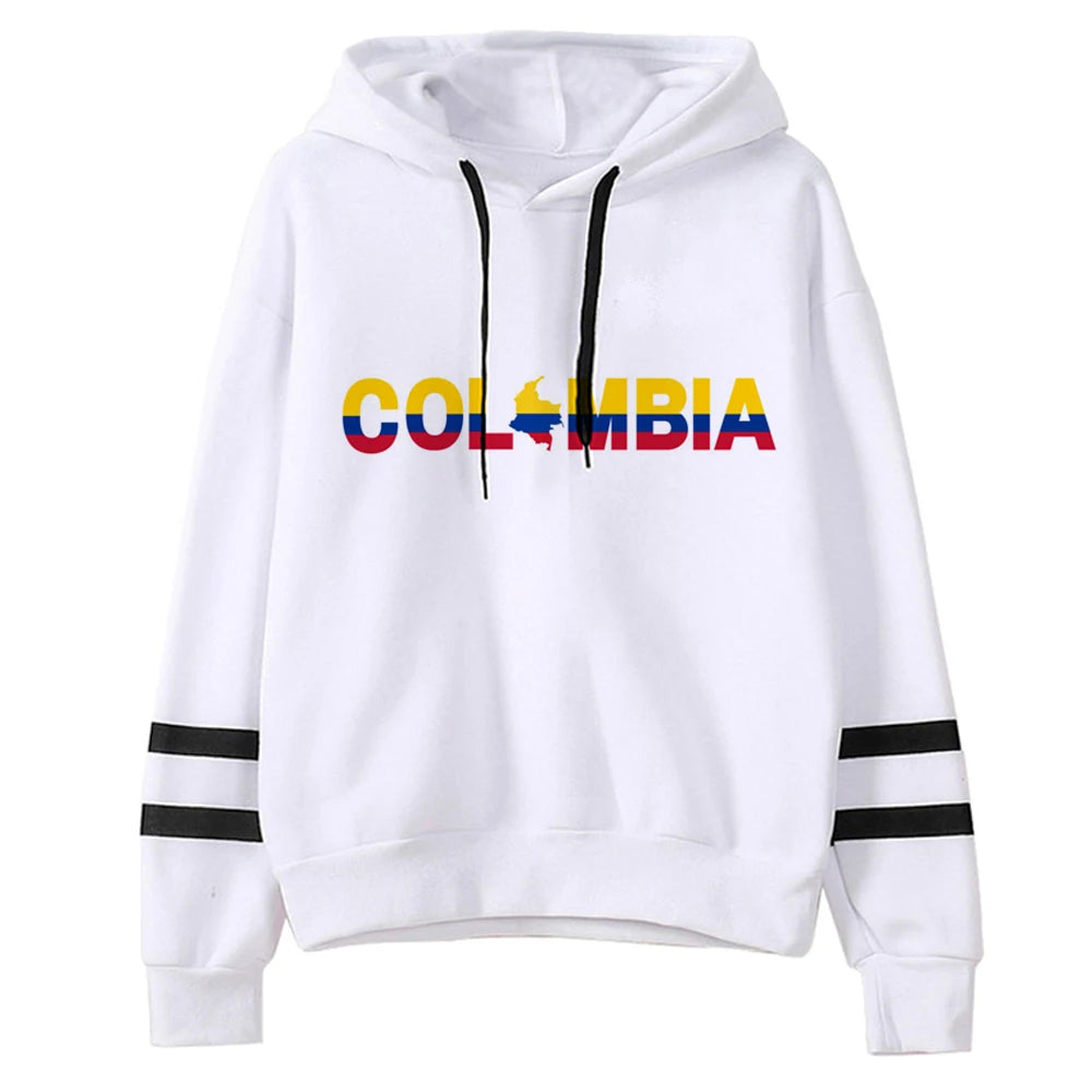 Colombia hoodies women 2023 streetwear anime funny Hooded Shirt clothing female Korean style sweater