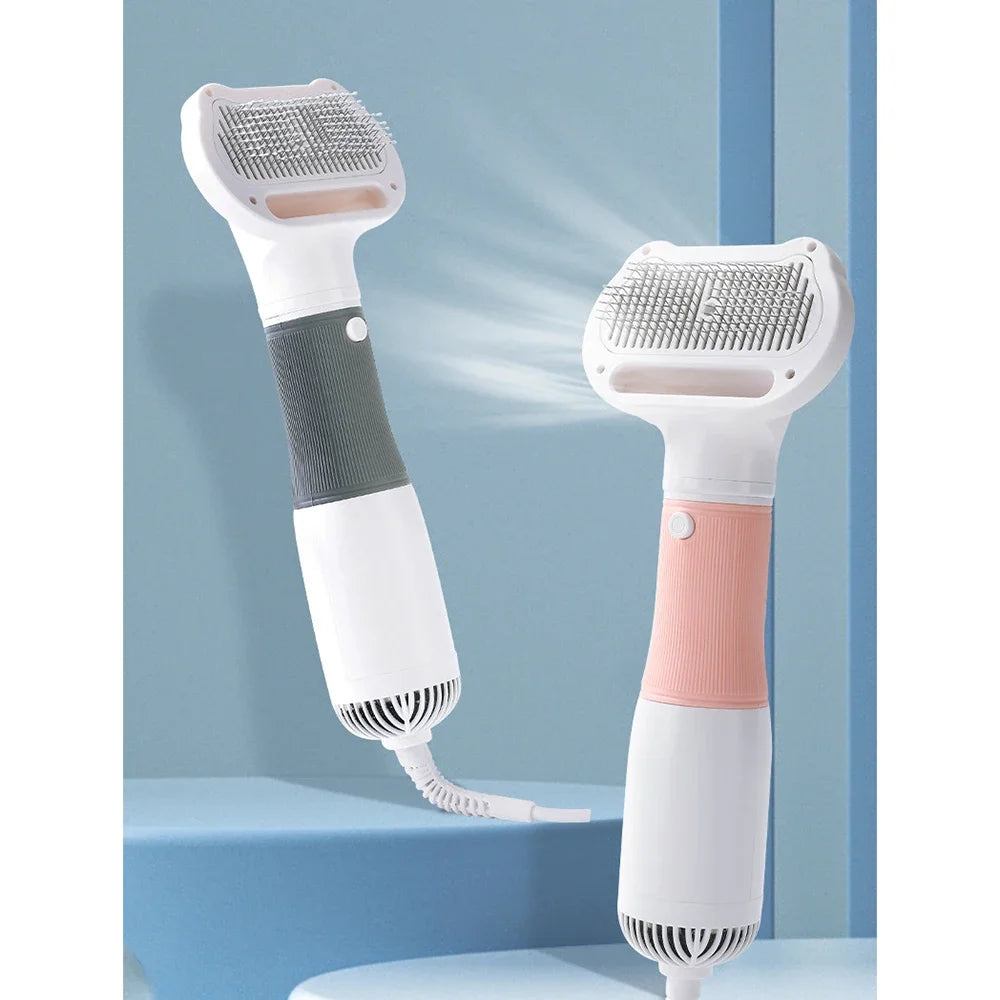 110V 220V Puppy Pet Hair Dryer Dog Drying Brush Hair Comb Dog Grooming Hairdressing Pulling Machine Blower Dog Groom Accessorie