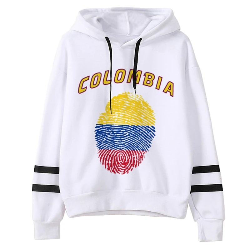 Colombia hoodies women 2023 streetwear anime funny Hooded Shirt clothing female Korean style sweater